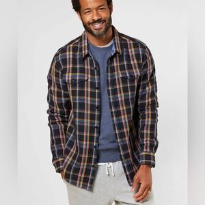 NWOT Outerknown Men's Plaid Blanket Shirt